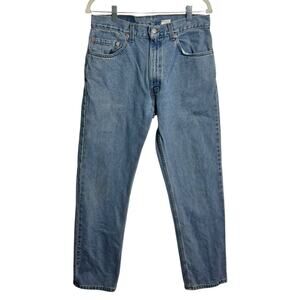 Levi's 505 Regular Fit Straight Vintage Jean Men 33x30 Blue Light Wash Cotton